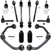 Detroit Axle - Front End 12pc Suspension Kit for Ford Ranger Mazda B2300 B2500 B3000 B4000, 2 Upper Control Arms 2 Lower Ball Joints 4 Inner Outer Tie Rods 2 Boots 2 Sway Bars Replacement