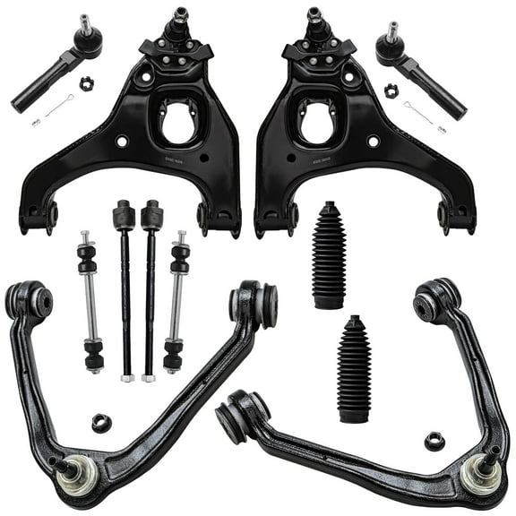 RWD Chevy Silverado Trucks Suspension Control Arms, 4 Pieces