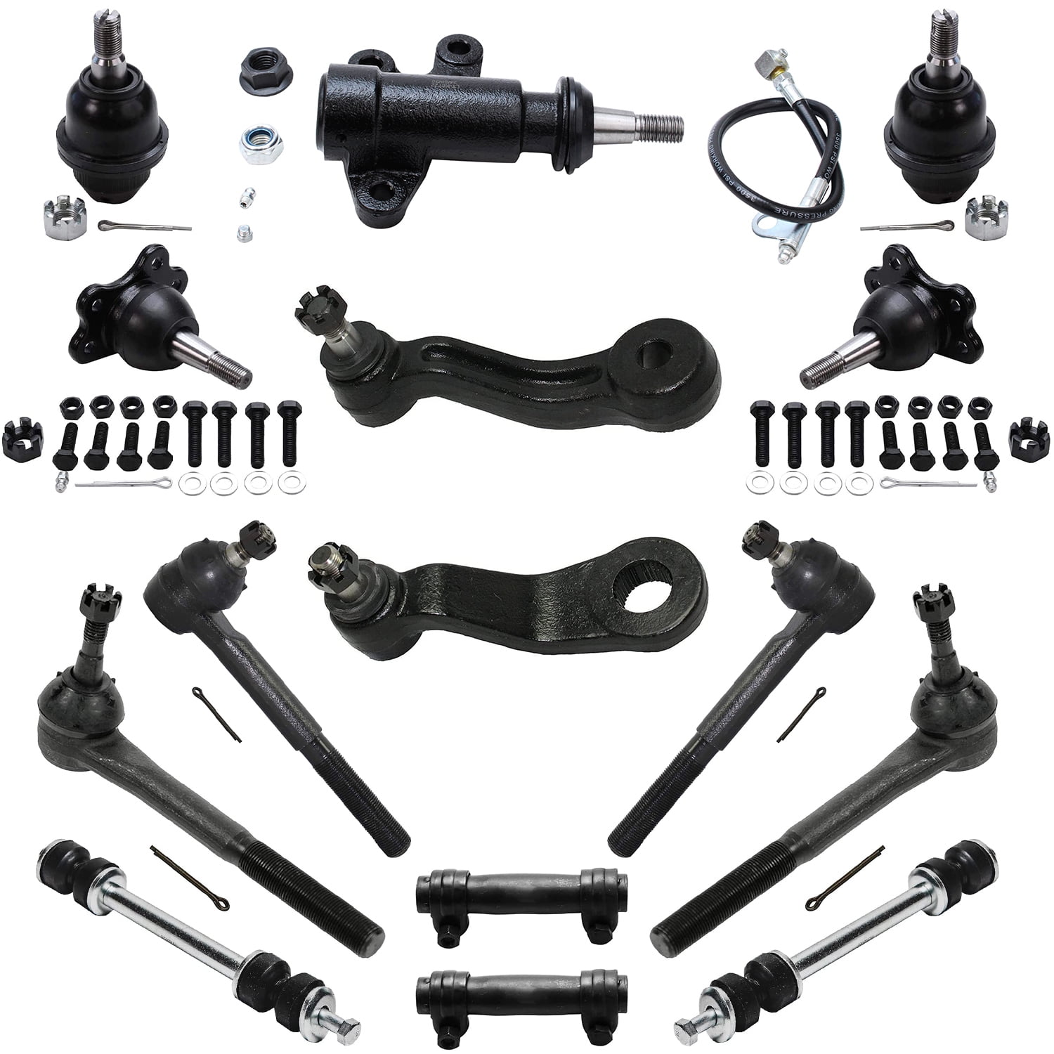 Detroit Axle Front End 15pc Suspension Kit for 4WD Chevy GMC K1500