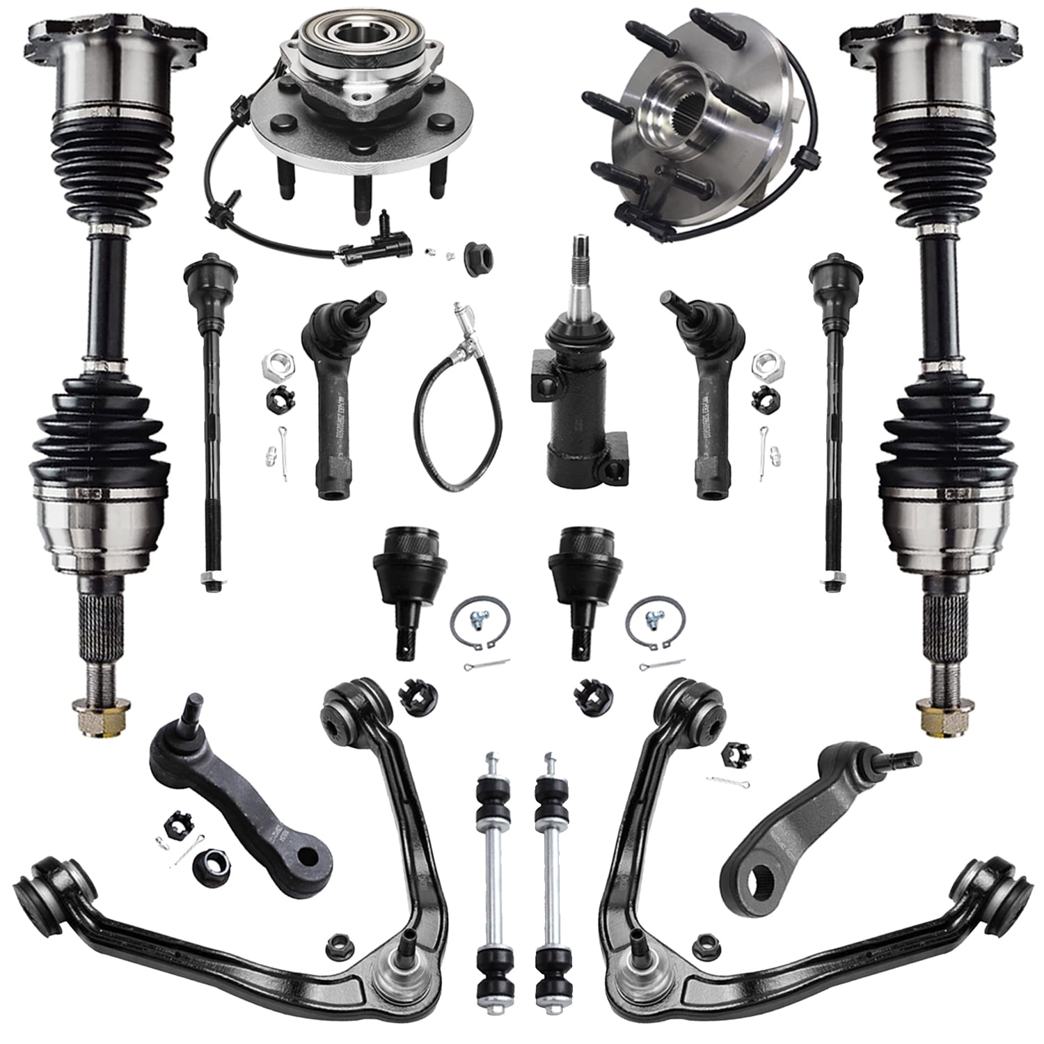 Detroit Axle 17pc Front End Kit for 19992006 Chevy GMC Automotive