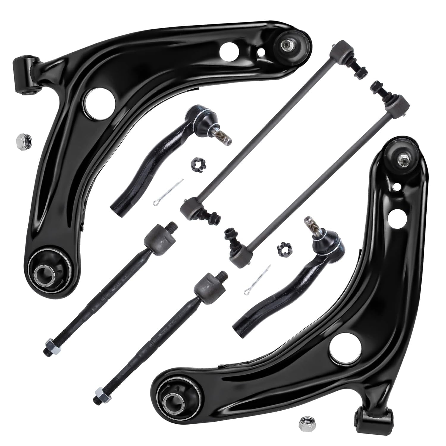 Detroit Axle Front End 8pc Suspension Kit for 20072013 Toyota Yaris