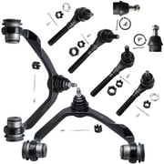 Detroit Axle - Front End 8pc Suspension Kit for 4WD Ford Expedition F-150 F-250 Lincoln Navigator, 2 Lower Ball Joints 2 Upper Control Arms 4 Outer & Inner Tie Rods Replacement
