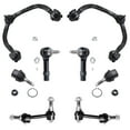 thumbnail image 1 of Detroit Axle - Front End 8pc Suspension Kit for Ford Expedition 2004 2005 2006, 2 Upper Control Arms 2 Lower Ball Joints 2 Sway Bars 2 Outer Tie Rods Replacement, 1 of 7
