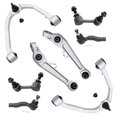 thumbnail image 1 of Detroit Axle - Front End 8pc Suspension Kit for Infiniti G35 2003-2004, 350Z Lower Forward and Upper 4 Control Arms 2 Outer Tie Rods 2 Sway Bars Replacement, 1 of 6
