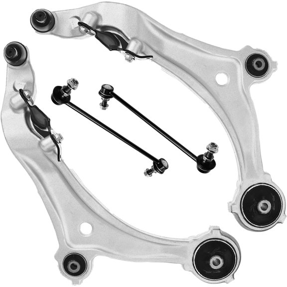 Detroit Axle - Front End Control Arms Kit for 2011-2017 Nissan Quest 2 Lower Control Arms with Ball Joints 2 Sway Bar Links 2012 2013 2014 2015 2016 Replacement