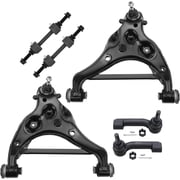 Detroit Axle - Front End Control Arms Kit for 2018 2019 2020 2021 Ford Expedition Lincoln Navigator, 2 Lower Control Arms with Ball Joint 2 Sway Bars 2 Stabilizer Outer Tie Rods Replacement
