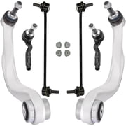 Detroit Axle - Front End Kit for BMW 535i 550i GT xDrive 740Ld 740Li 750i 750Li Alpina B7 B7L xDrive, 2 Lower Forward Control Arms with Ball Joint 2 Sway Bars 2 Outer Tie Rods Replacement