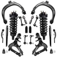 thumbnail image 1 of Detroit Axle - Front End Kit for Buick Rainier Chevy Trailblazer EXT GMC Envoy XL XUV, Control Arms Struts Ball Joints Tie Rod Boot & Bellows Rear Shock Absorbers Front and Rear Sway Bars Replacement, 1 of 8