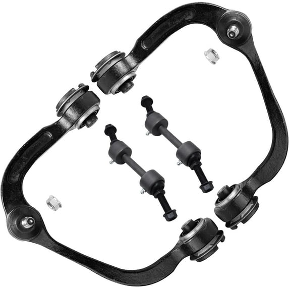 Detroit Axle - 4pc Front Upper Control Arms Sway Bars for Ford F-150 Expedition Lincoln Navigator