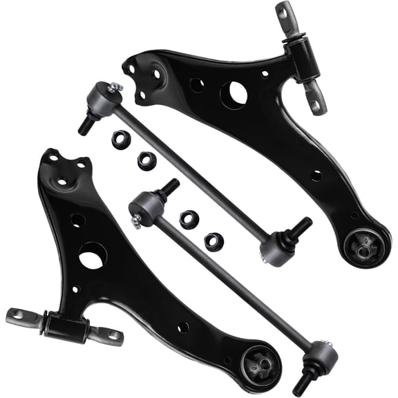 Detroit Axle - Front End Kit for Toyota Avalon Camry Highlander Solara Lexus ES300 ES330 RX330 RX35 RX400h, 2 Lower Control Arms Assembly 2 Sway Bar Links Replacement