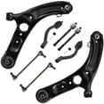 thumbnail image 1 of Detroit Axle - Front End Suspension Kit for Hyundai Elantra GT Coupe Veloster, 2 Lower Control Arms with Ball Joints 4 Outer Inner Tie Rod Ends 2 Sway Bar End Links Replacement, 1 of 7