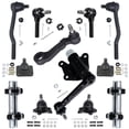 thumbnail image 1 of Detroit Axle - Front 12pc Suspension Kit for 1986 1987 1988 1989 Toyota 4Runner 1990 1991 Pickup, 4 Tie Rod Ends 4 Ball Joints 2 Idler & Pitman Arms 2 Adjusting Sleeves Replacement, 1 of 9