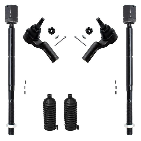 Detroit Axle - Front Inner Outer Tie Rod Ends Boot & Bellow Replacement for 1995-2002 Lincoln Continental