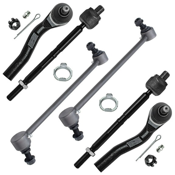 Detroit Axle - Front Inner Outer Tie Rod Ends Sway Bar Links Replacement for 2012 2013 2014 2015 2016 Honda CR-V - 6pc Set