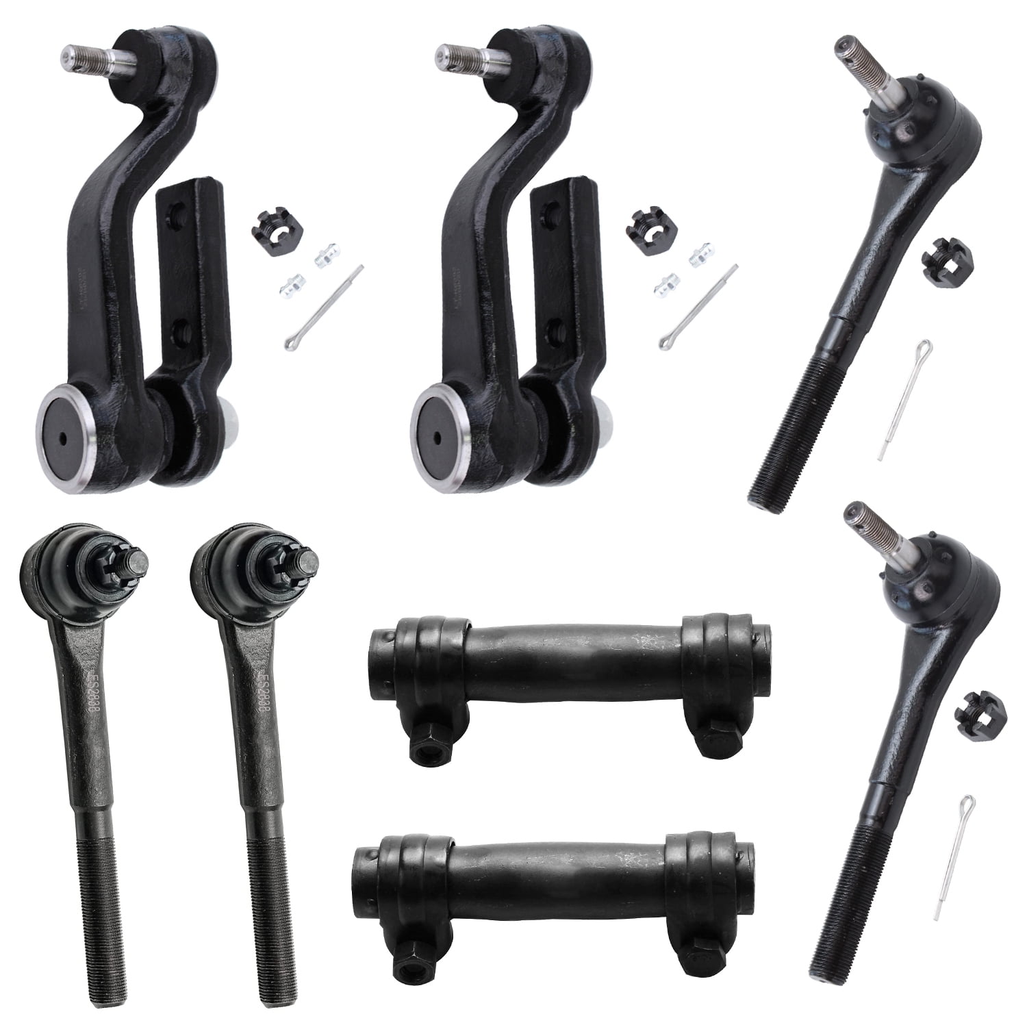 Detroit Axle - Front Inner Tie Rod Ends Replacement for Acura CL Honda Accord Accord Odyssey いすず Oasis - 2pc Set Detroit Axle - Front Inner Outer Tie Rods Idler Arm Adjustment