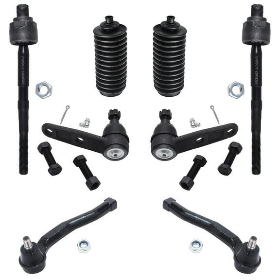 Detroit Axle - Front Inner Outer Tie Rods Set & Lower Ball Joints Replacement for Chevy Aveo Suzuki Swift+ Pontiac G3 Wave Fits select: 2005-2008 CHEVROLET AVEO BASE/LS, 2009 CHEVROLET AVEO LS/LT
