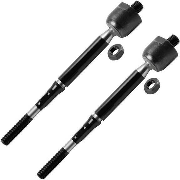 Detroit Axle - Front Inner Tie Rod End Links Replacement for 2015 2016 2017 2018 2019 Nissan Versa Note Micra - 2pc Set