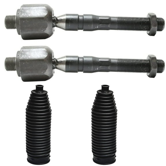 Detroit Axle - Front Inner Tie Rod Ends + Boots Replacement for Mercedes-Benz ML320 ML350 ML430 ML500 ML55 AMG - 4pc Set