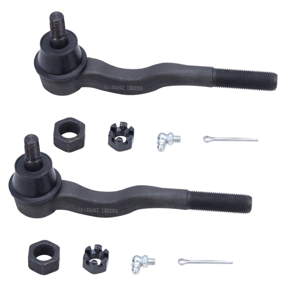 Detroit Axle - Front Inner Tie Rod Ends Replacement for Mitsubishi Montero Sport Montero Fits select: 2001-2002 MITSUBISHI MONTERO SPORT XLS, 1999-2000 MITSUBISHI MONTERO SPORT LS/SPORT XLS