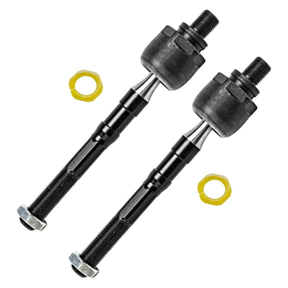 Detroit Axle - Front Inner Tie Rod Links Assembly Replacement for 2014 2015 Kia Sorento Hyundai Santa Fe Sport - 2pc Set