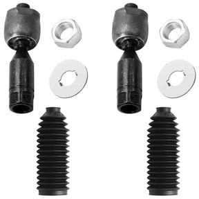 Detroit Axle - Front Inner Tie Rods w/ Boots Replacement for Toyota 4Runner Tacoma Fits select: 1999-2000,2003-2004 TOYOTA TACOMA XTRACAB