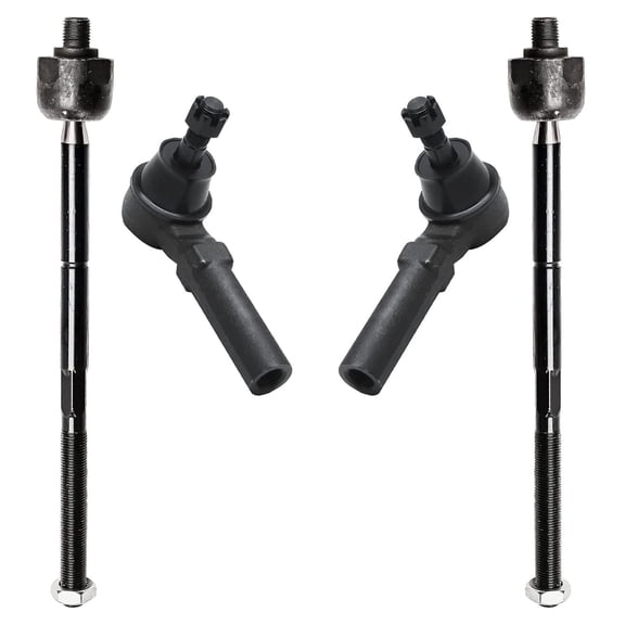Detroit Axle - Front Inner and Outer Tie Rod Ends Kit Replacement for Dodge Plymouth Neon SX Chrysler PT Cruiser