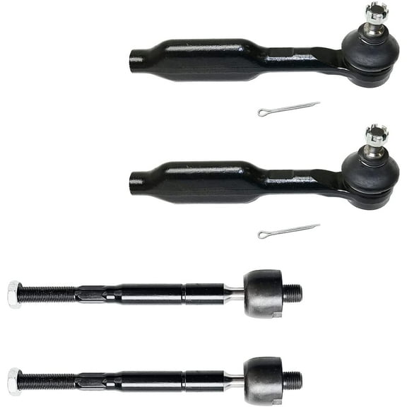 Detroit Axle - Front Inner and Outer Tie Rod Ends Replacement for 2005 2006 2007 2008 2009 Honda Odyssey Touring