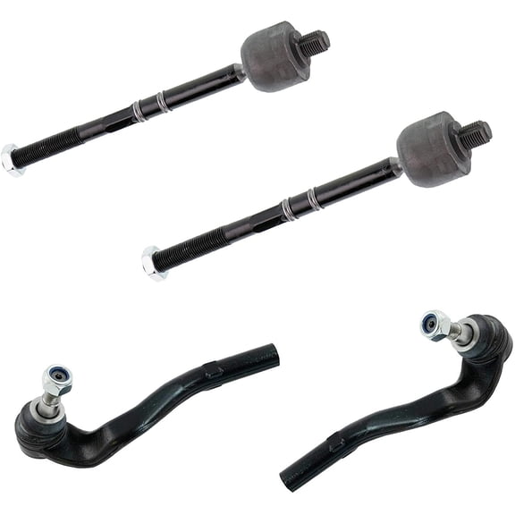 Detroit Axle - Front Inner and Outer Tie Rod for Mercedes-Benz E350 E400 E550 Sedan
