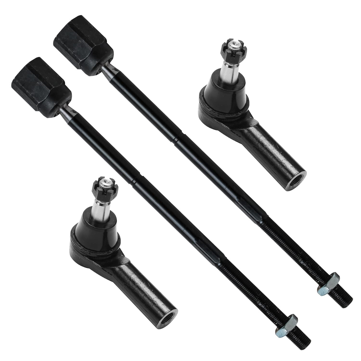 Detroit Axle - Front Inner and Outer Tie Rods Replacement for 1996-2005 Ford Taurus Mercury Sable