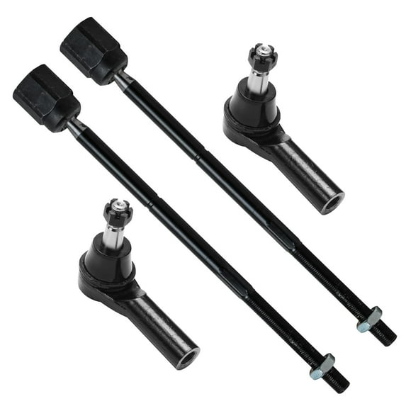 Detroit Axle - Front Inner and Outer Tie Rods Replacement for 1996-2005 Ford Taurus Mercury Sable