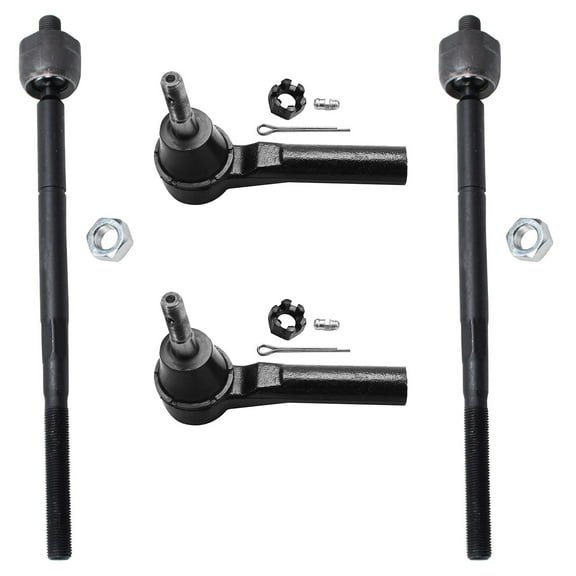 Detroit Axle - Front Inner and Outer Tie Rods Replacement for 2009-2020 Dodge Journey