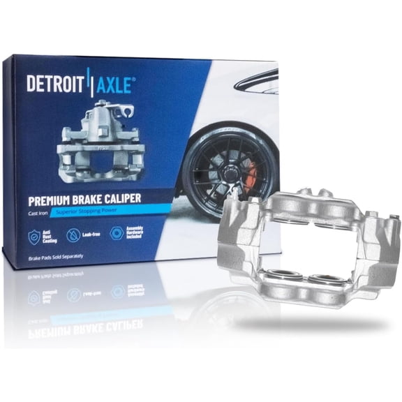 Detroit Axle - Front Left Brake Caliper for 15-23 Toyota 4Runner 16-23 Lexus GX460, 2015 2016 2017 2018 2019 2020 2021 2022 2023 Disc Brake Caliper Assembly Replacement