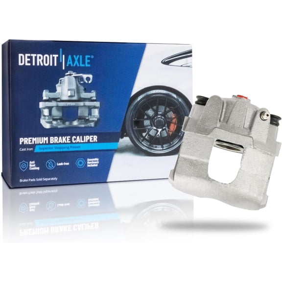 Detroit Axle - Front Left Brake Caliper for 1990 Chrysler Imperial 1988 1989 1990 New Yorker Dodge Dynasty, Driver Side Disc Brake Caliper Replacement
