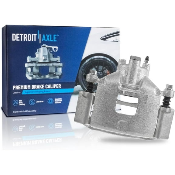 Detroit Axle - Front Left Brake Caliper for Buick LaCrosse Allure Pontiac Grand Prix Montana Chevy Uplander Saturn Relay Driver Side Brake Caliper with Bracket Replacement