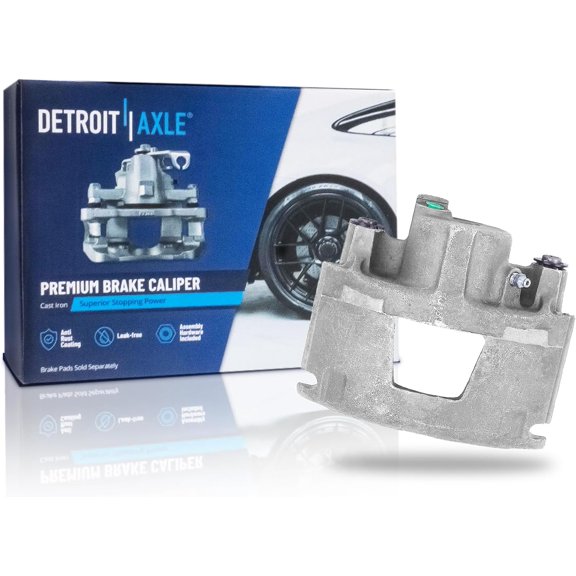 Detroit Axle - Front Left Brake Caliper for Buick LeSabre Chevrolet Camaro Cadillac DeVille Pontiac Trans Sport Bonneville Delta 88, Driver Side Disc Brake Caliper Replacement