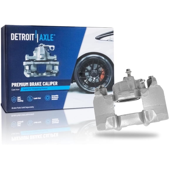 Detroit Axle - Front Left Brake Caliper for Chevrolet Celebrity Buick Century LeSabre Cadillac DeVille Fleetwood Pontiac Bonneville Silhouette Cutlass Ciera, Driver Side Disc Brake Caliper Replacement