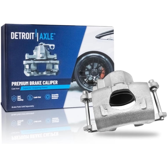 Detroit Axle - Front Left Brake Caliper for Chevrolet Impala Camaro Astro Buick LeSabre Cadillac DeVille Fleetwood GMC C1500 Safari Bonneville Driver Side Disc Brake Caliper Replacement