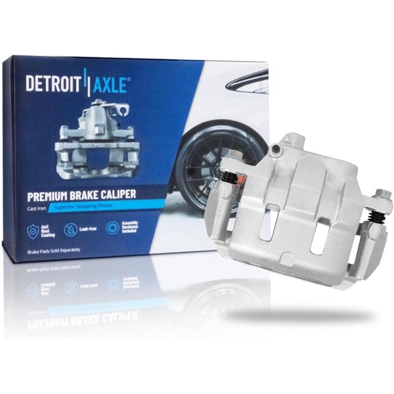 Detroit Axle - Front Left Brake Caliper for GMC Chevrolet W3500 W4500 Forward Tiltmaster Isuzu NPR HD NQR, Driver Side Disc Brake Caliper with Bracket Replacement