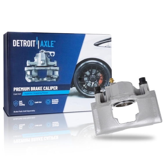 Detroit Axle - Front Left Brake Caliper for 1988-1991 Chevrolet GMC C1500 K1500, Driver Side Disc Brake Caliper 1989 1990 Replacement