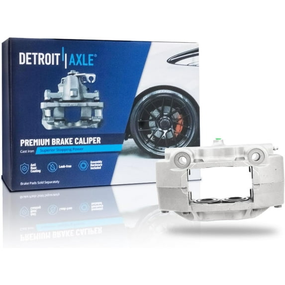 Detroit Axle - Front Left Brake Caliper for 2005-2012 RL Disc Brake Caliper 2006 2007 2008 2009 2010 2011 Replacement Brake Caliper Assembly