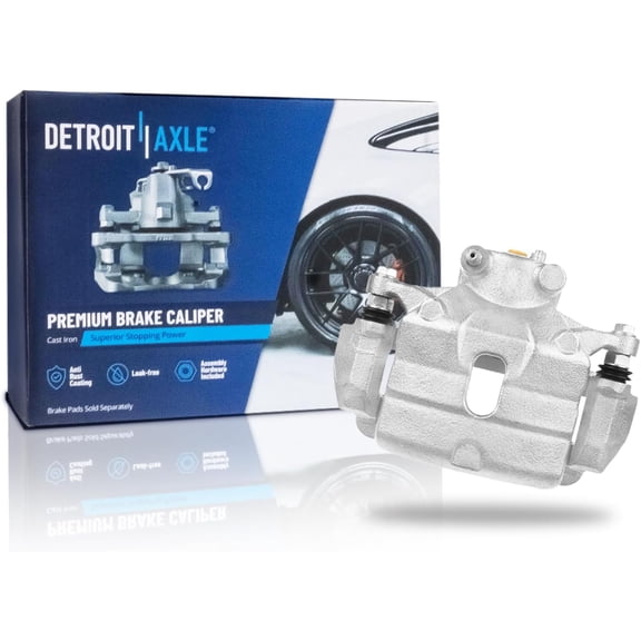 Detroit Axle - Front Left Brake Caliper for 2014 2015 Hyundai Sonata Disc Brake Caliper Assembly Brake Caliper with Bracket Replacement