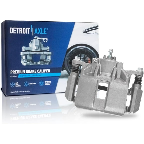Detroit Axle - Front Left Brake Caliper for Acura 1999-2004 RL, Driver Side Brake Caliper with Bracket 2000 2001 2002 2003 Replacement