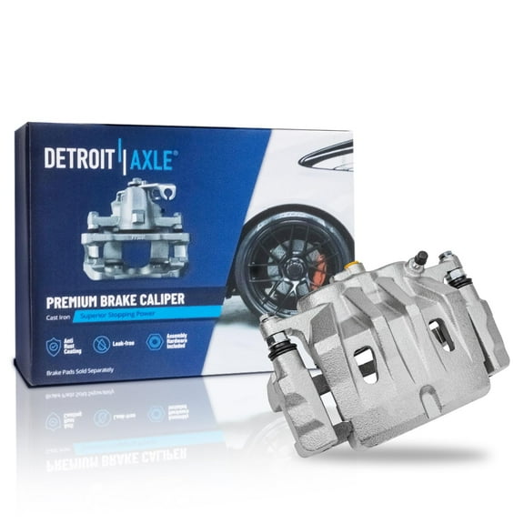 Detroit Axle - Front Left Brake Caliper for Toyota Highlander Lexus RX350 NX300 NX300h NX200T RX450h Brake Caliper Driver Side Replacement