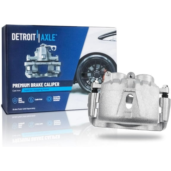 Detroit Axle - Front Left Brake Caliper w/Bracket Replacement for Chevrolet GMC Express Silverado Savana Sierra 3500 Classic HD 4500