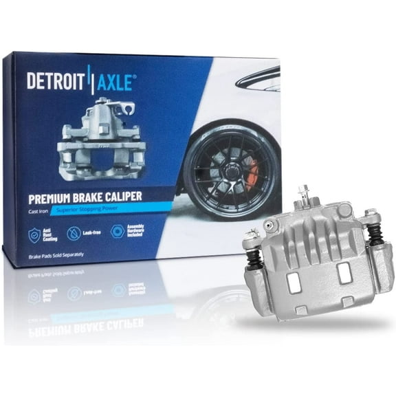 Detroit Axle - Front Left Brake Caliper w/Bracket Replacement for Subaru Forester Outback Impreza Legacy WRX Baja Crosstrek Saab 9-2X