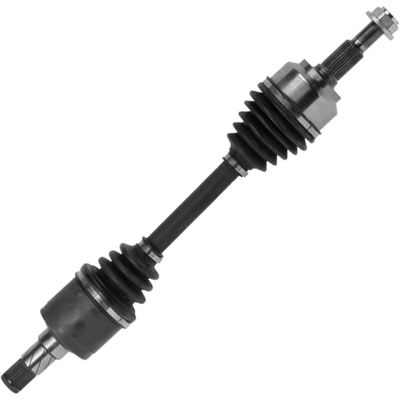 Detroit Axle - Front Left CV Axle for 2005-2010 Jeep Grand Cherokee 2006-2010 Commander, Driver Side CV Axle Shaft Assembly 2007 2008 2009 Replacement [With Limited Slip Differential]