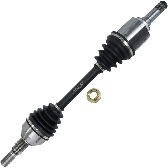 Detroit Axle - Front Left CV Axle for GMC Acadia Limited Chevy Traverse Saturn Outlook Buick Enclave, Driver Side U-Joint CV Axle Assembly Replacement