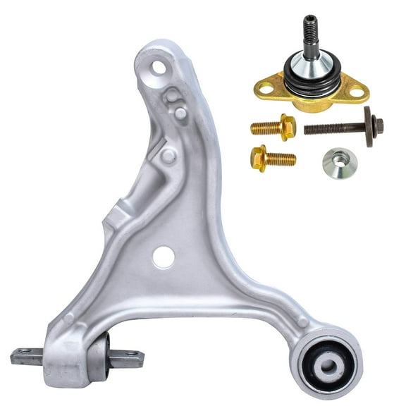 Detroit Axle - Front Left Control Arm Kit for 01-06 Volvo S60 V70 2002 2003 2004 2005 Driver Side Lower Control Arm Lower Ball Joint Replacement