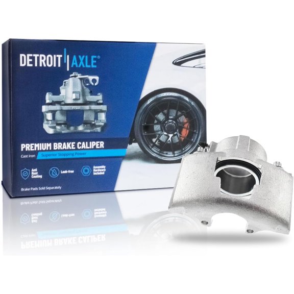 Detroit Axle - Front Left Disc Brake Caliper Replacement for GMC Chevrolet C3500 K3500 Express Savana C35 Dodge Ram 2500 3500 4000