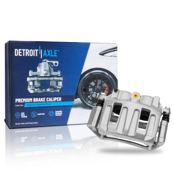 Detroit Axle - Front Left Brake Caliper for 1999-2003 Ford F-150, 2002-2003 Lincoln Blackwood, 2000 2001 Driver Side Brake Caliper Replacement